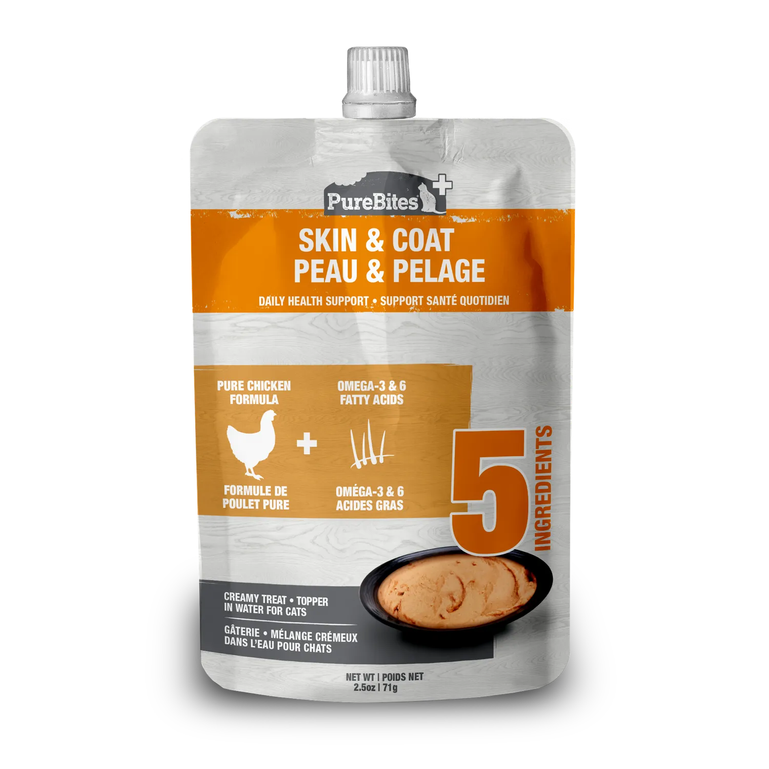 PureBites Creamy Plus crème pour chat à la taurine