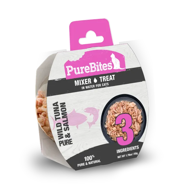 PureBites Mixers garniture humide pour chat au poisson