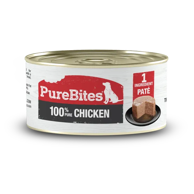 PureBites pâté chien haute protéine