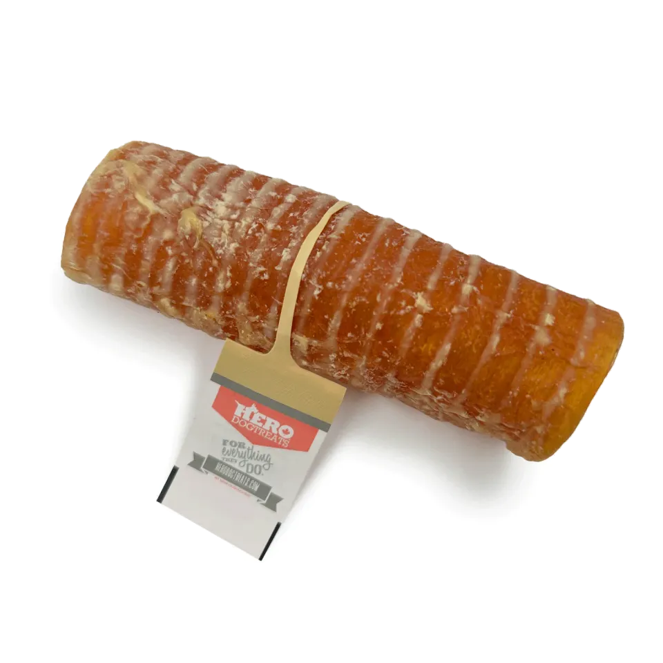 Hero Dog Treats Beef Trachea friandise à mâcher bœuf 6 pouces