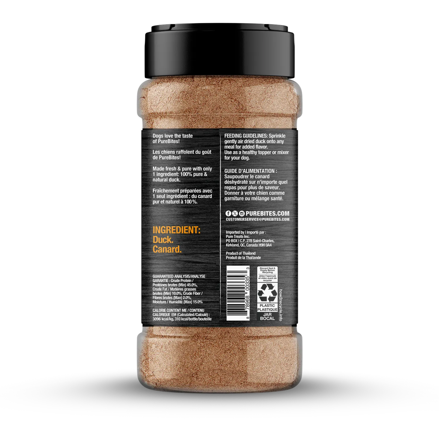 PureBites sprinkles friandise chien sans additif