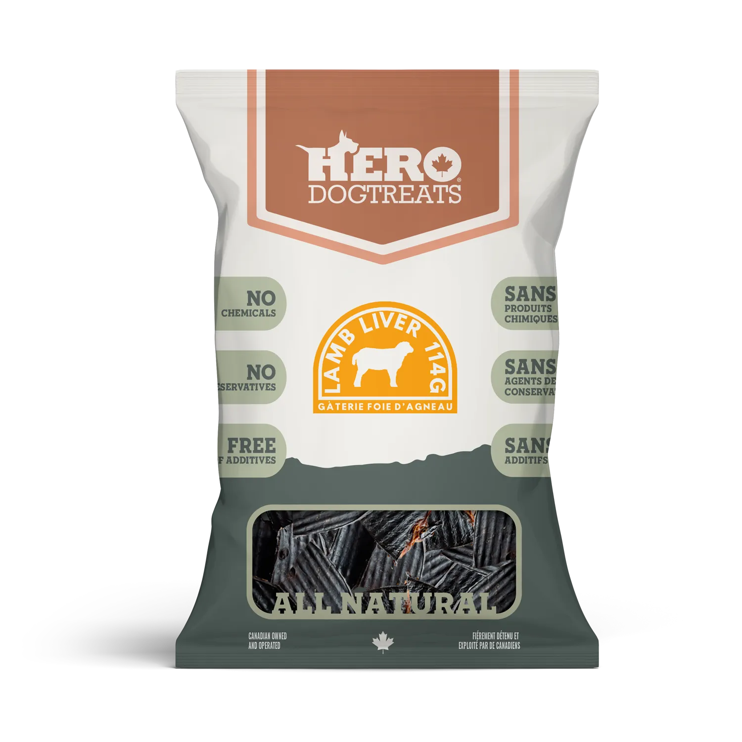 Hero Dog Treats Beef Liver friandise