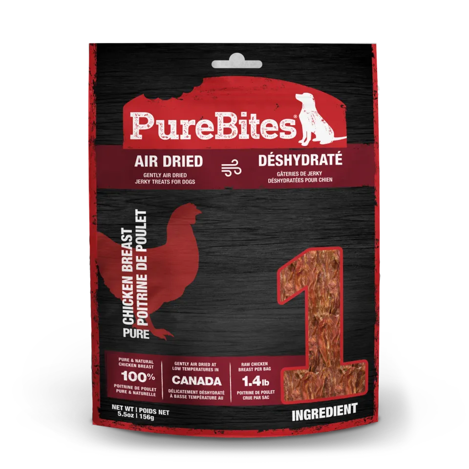 PureBites jerky chien à mâcher protéine