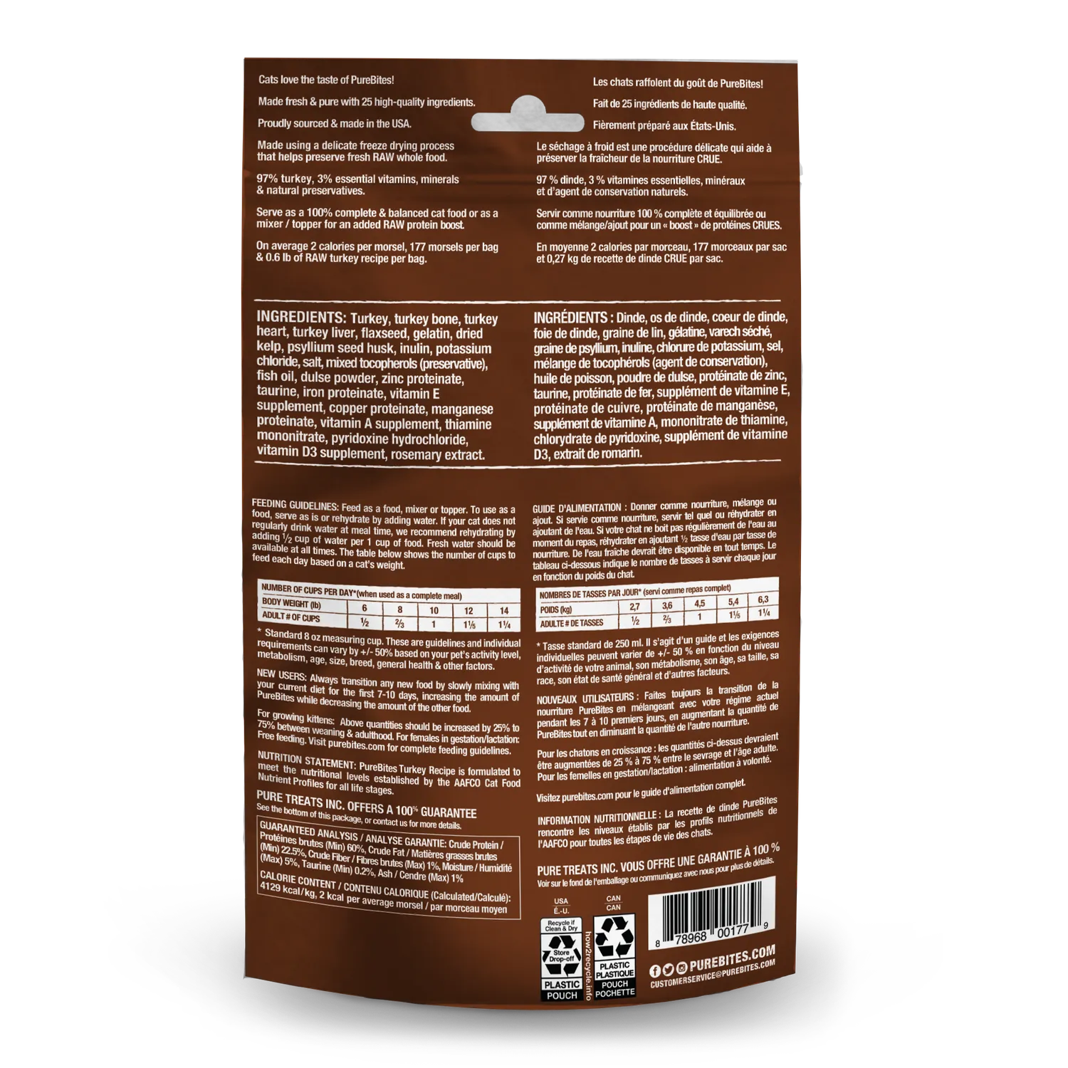 PureBites mélange lyophilisé pour chat