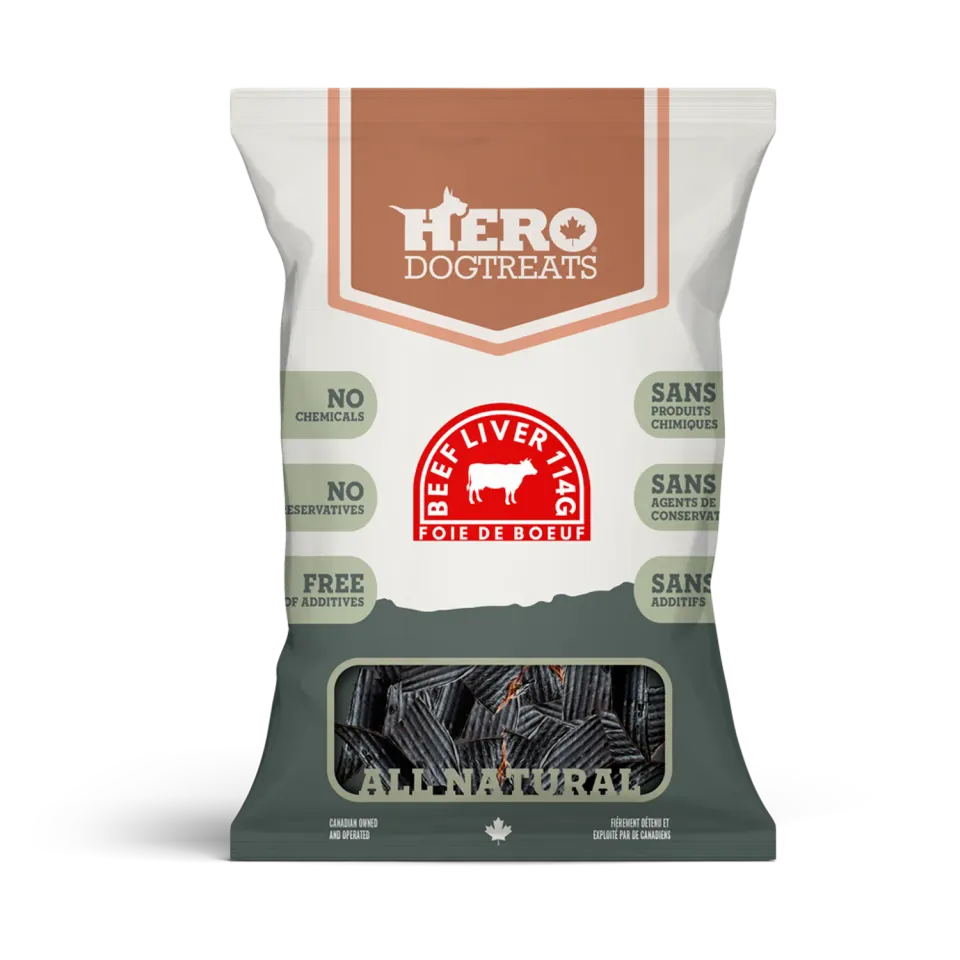 Hero Dog Treats Beef Liver friandise