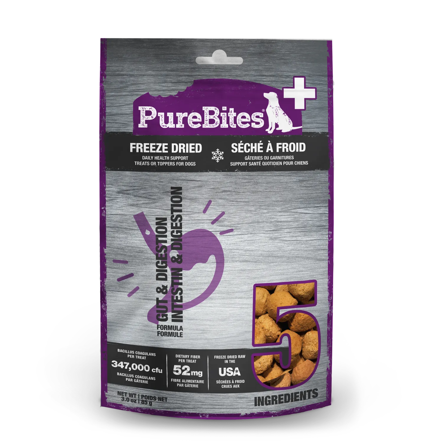 PureBites friandise pour chien lyophilisée ingrédient unique