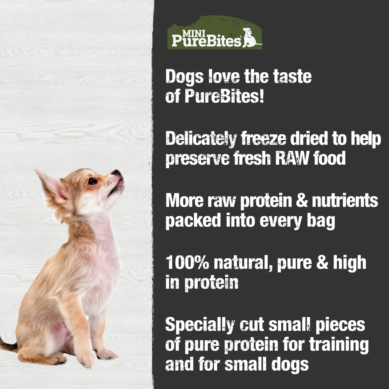 PureBites Mini-PureBites Friandises Chien Lyophilisées