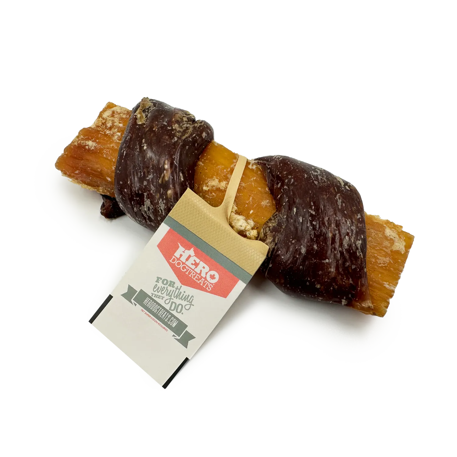 Hero Dog Treats Backstrap Gullet bœuf à mâcher