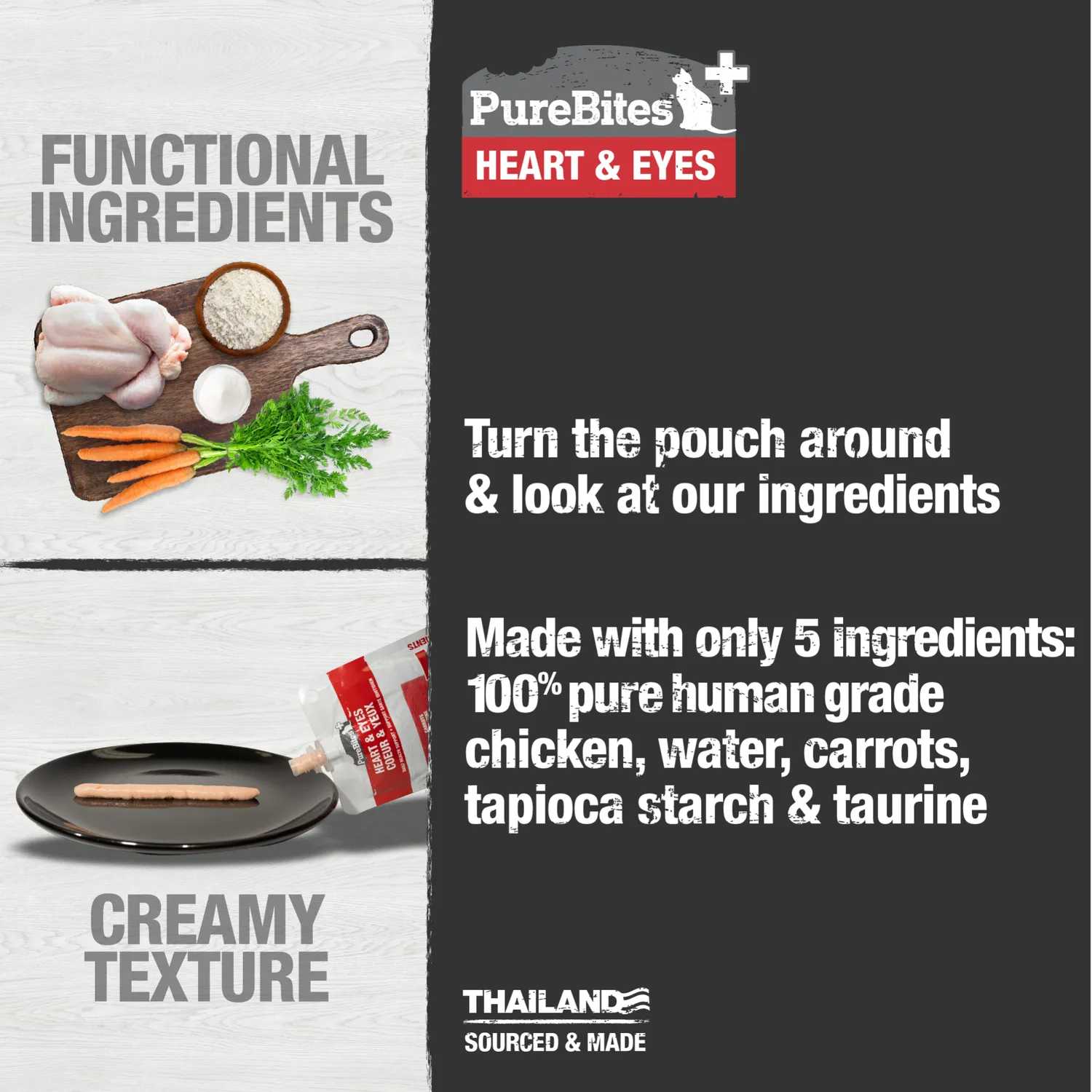 PureBites Creamy Plus crème pour chat à la taurine