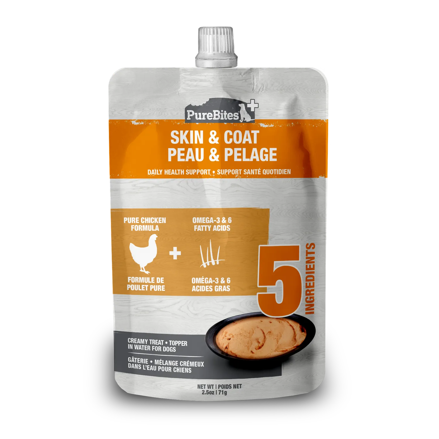 PureBites Plus Crémeux friandise liquide poulet