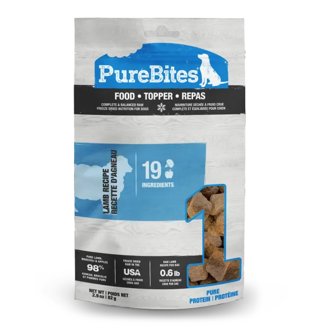 PureBites repas chien lyophilisé protéines