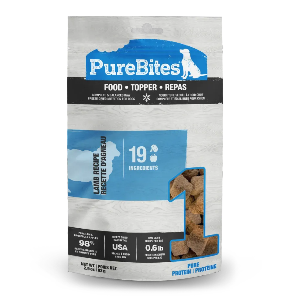 PureBites repas chien lyophilisé protéines
