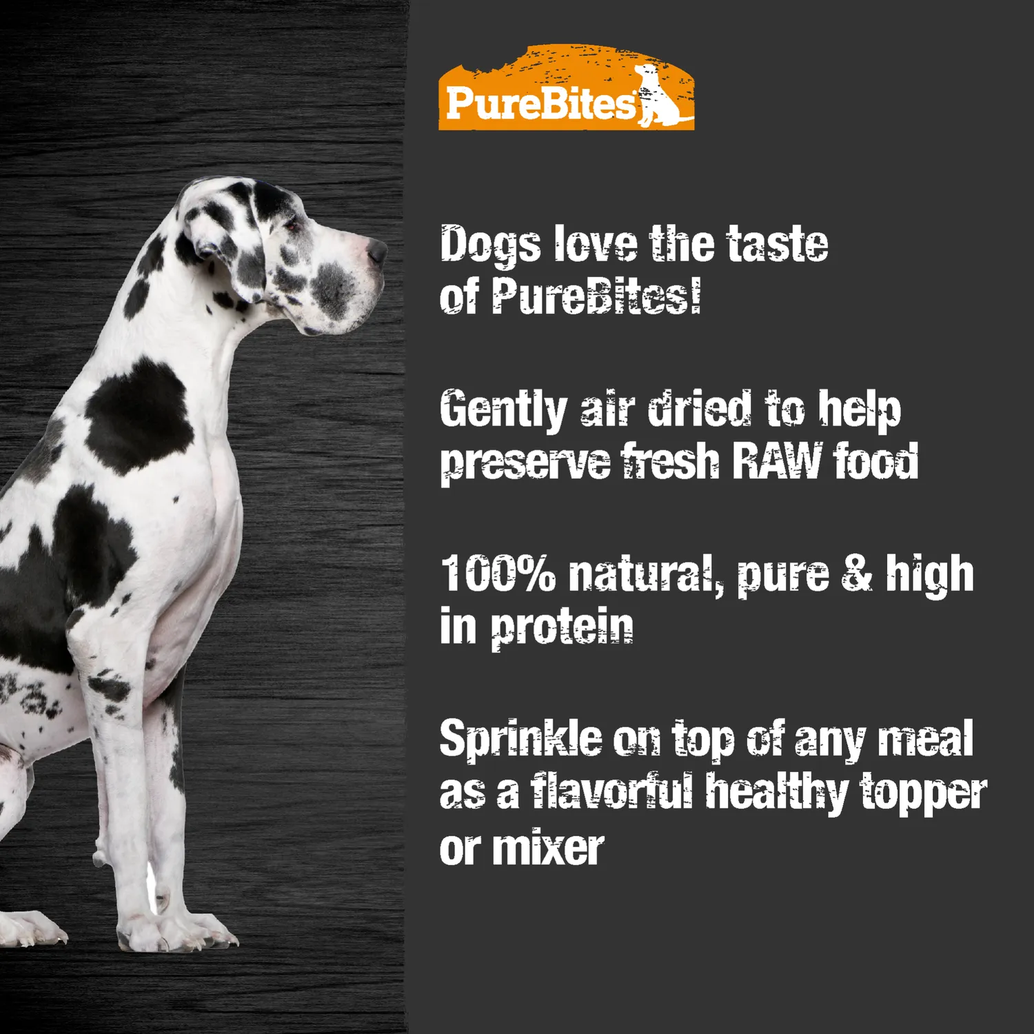 PureBites sprinkles friandise chien sans additif