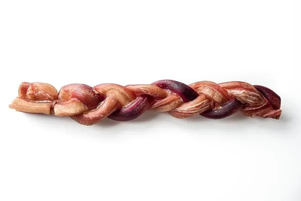 Hero Dog Treats Braided Bully Stick bâton à mâcher