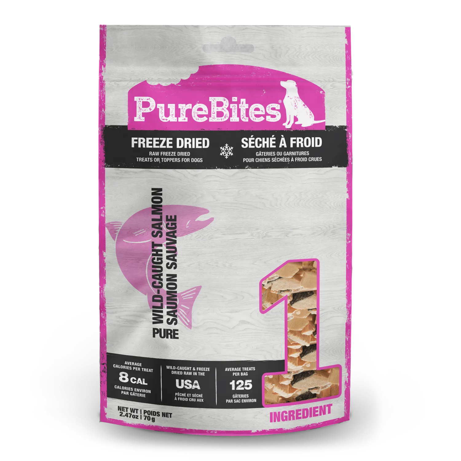 PureBites friandise pour chien lyophilisée ingrédient unique