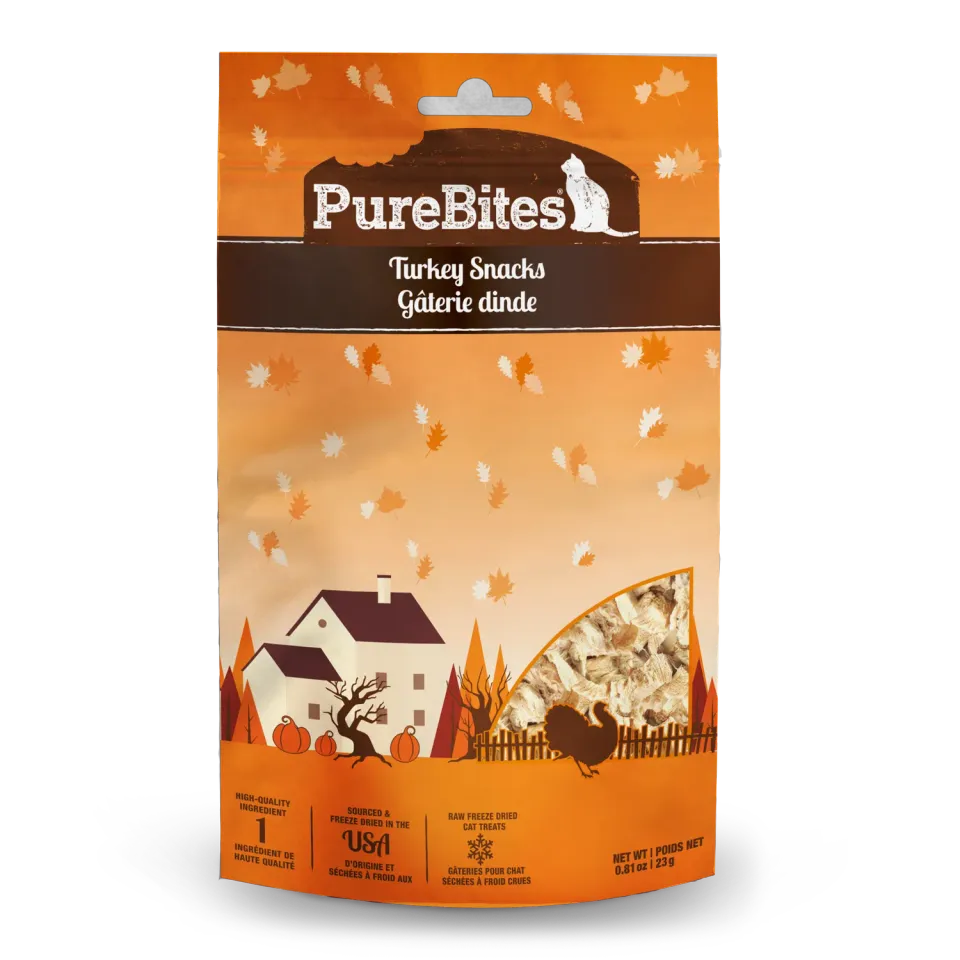 PureBites dinde friandise chat lyophilisée